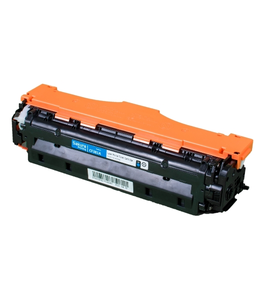 Картридж Sakura CF381A для HP MFP M476, синий, 2700 к.