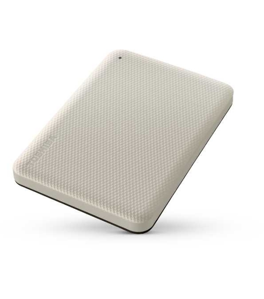 Внешний HDD 2.5' Toshiba Canvio Advance, 1TB, USB 3.2 Gen 1 Type-A, 5400 rpm, белый