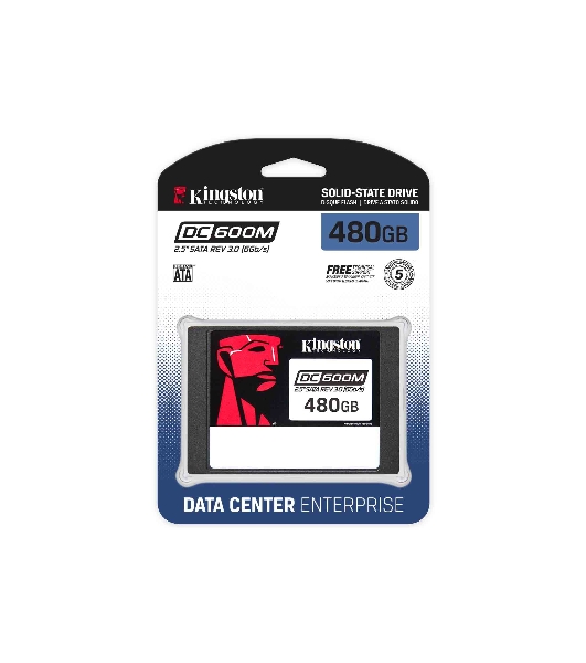 Накопитель SSD Kingston DC600M, 480Gb, SATA III, 2.5', R/W 560/470