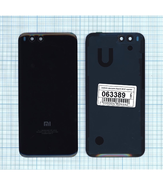 Задняя крышка для Xiaomi Mi 6 черный
