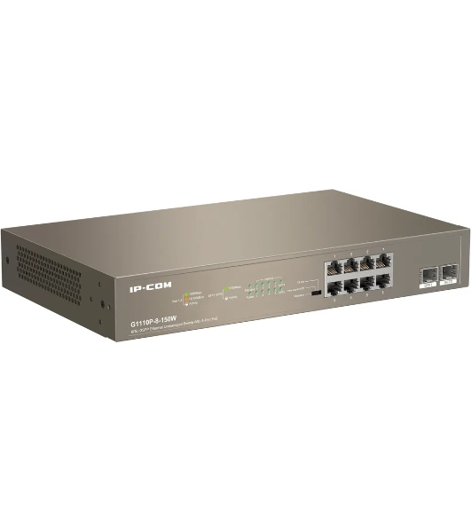 Коммутатор 8PORT 1000M POE G1110P-8-150W IP-COM