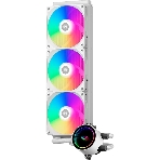 Система охлаждения/ PCCooler DA360 ARGB WH (280W, 360мм, белый, ARGB/ Fans: 3x120мм, 72.1CFM, 33.8dBA, 1800RPM/ Pump height 55мм, 28dBA, 3000RPM, Rad thickness 27мм/ S: 1851, 1700, 1200, 20XX, 115X, AM5, AM4), фото9