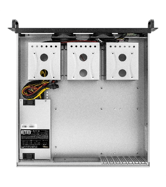 Серверный корпус ExeGate Pro 2U450-06 (RM 19', высота 2U, глубина 450, БП 1U-800ADS, 2*USB)