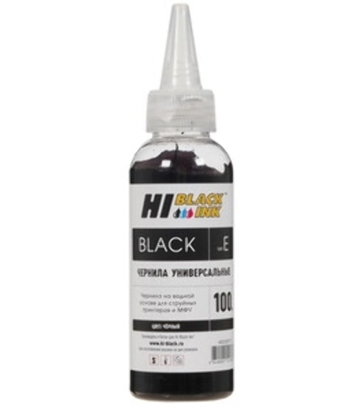 Чернила Hi-Black универсальные для Epson (Тип E-V1), Bk, 0,5 л.