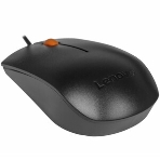 Мышь проводная Lenovo 300 черный, 1600 dpi, USB, кнопки - 3, фото10