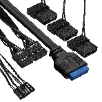 Компьютерный корпус Miditower ExeGate EVO-9202 (ATX, без БП, с окном, 1*USB+1*USB 3.0, аудио, 3 вент. 12см с RGb подсветкой), фото16