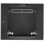 Шкаф настенный Lanmaster Next TWT-CBWNG-9U-6X4-BK 9U 550x450 мм пер. дв. стекл съемные бок. пан. 60 кг черный, фото3
