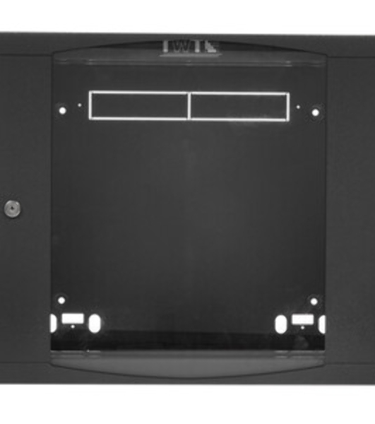 Шкаф настенный Lanmaster Next TWT-CBWNG-9U-6X4-BK 9U 550x450 мм пер. дв. стекл съемные бок. пан. 60 кг черный