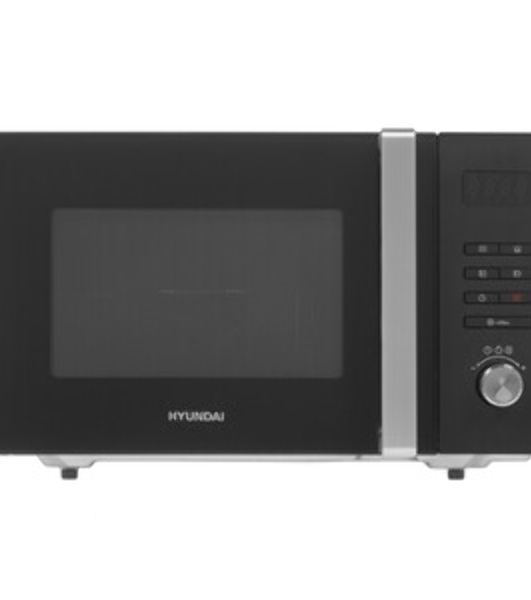 Микроволновая печь Hyundai HYM-M2062 черный, 23 л, 800 Вт, переключатели - кнопки, поворотный механизм