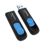 Флешка USB ADATA UV128 (AUV128-128G-RBE), 128Gb, USB 3.0, R/W 100/30, черный/синий, фото3