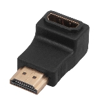 Переходник штекер Rexant HDMI - гнездо HDMI, угловой, фото 1