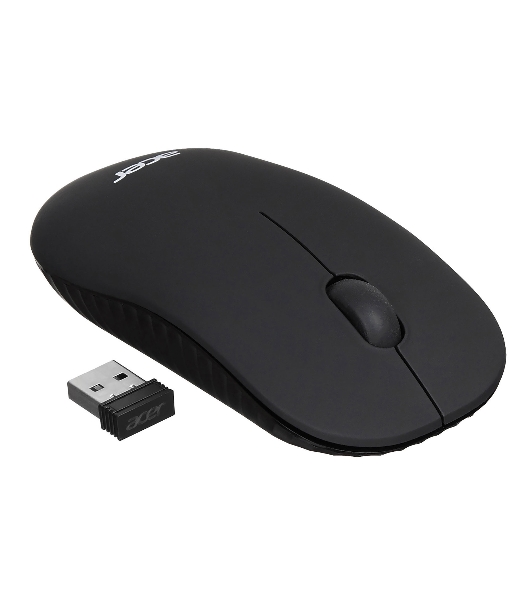 Комплект клавиатура+мышь Acer OKR030 беспроводной, USB, 1200 DPI, чёрный
