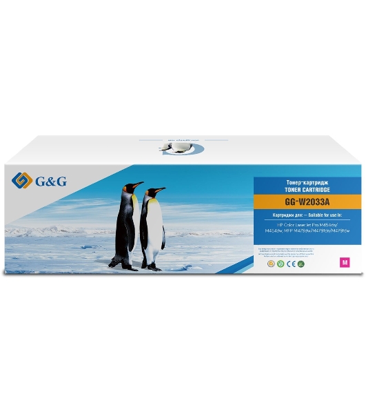 Картридж лазерный G&G GG-W2033A, 415A пурпурный (2100 стр.) для HP LJ M454/MFP M479