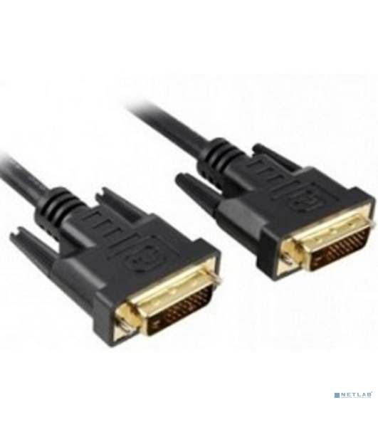 Кабель DVI dual link 1.8м ExeGate, позолоченные контакты