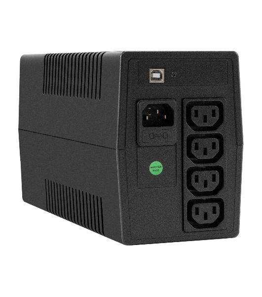 Источник бесперебойного питания ExeGate Smart LB-850.LCD.AVR.4C13.USB (850VA/510W, LCD, AVR, 4*C13, USB, батарея 12V 9Ah, черный)
