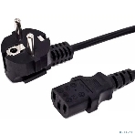 Кабель питания Filum FL-PC6-EU-C13-1M CEE 7/7- С13, 3х0.5мм?, 220В, 6A, чёрный, 1 м., фото 1