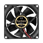 Вентилятор 12В DC ExeGate ExtraSilent ES08025S2P (80x80x25 мм, Sleeve bearing (подшипник скольжения), 2pin, 1900RPM, 20dBA), фото4