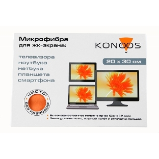 Салфетка из микрофибры для ЖК-телевизоров 20х30 см