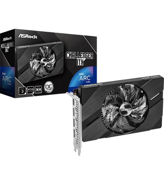 Видеокарта ASRock Arc A380 Challenger ITX 6G OC
