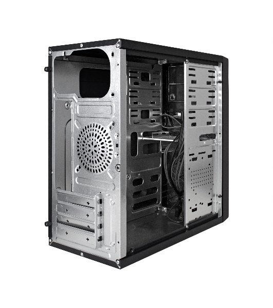 Компьютерный корпус ExeGate EX284032RUS Minitower BA-203U Black, mATX, (без БП), 2хUSB+1хUSB 3.0, Audio