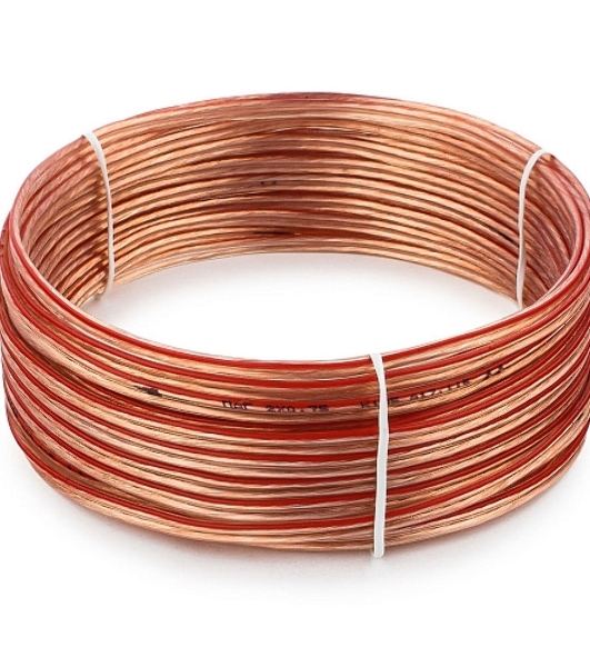 Акустический кабель Cablexpert CC-TC2x0,75-10M, прозрачный, 10 м, бухта