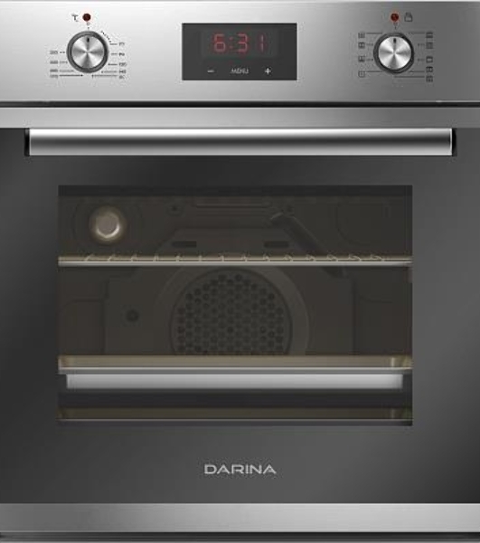 Духовой шкаф электрический Darina 1U5 BDE 112 708 X5 серебристый, встраиваемый