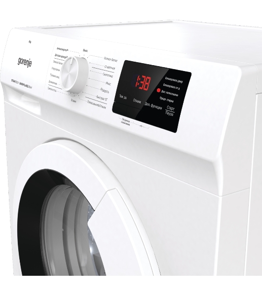 Стиральная машина Gorenje WHE60SFS белый загр. фронтальная макс.: 6 кг 1000об/мин класс: А+++