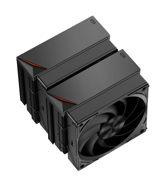 Кулер для процессора PCCooler RZ620 BK (260W, 4-pin PWM, 157.5мм, Al/Cu, 6x6мм, 1x120мм, 86.73CFM, 32dBA, 2200RPM, S: 1851/1700/1200/115X, AM5/AM4, черный)