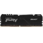 Оперативная память Kingston Fury Beast, DDR4, 16GB (1x16GB), 3600MHz, CL18, DIMM, с радиатором, RGB, черный, фото9