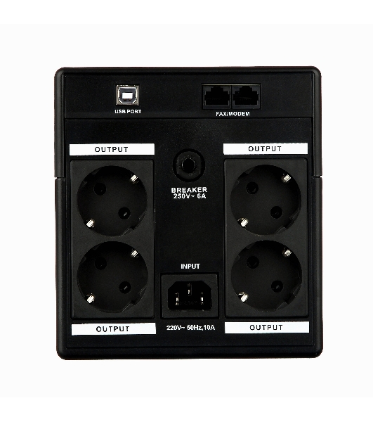 Источник бесперебойного питания ExeGate SpecialPro Smart LLB-1500.LCD.AVR.4SH.USB 1500VA/950W, LCD, AVR, 4*Schuko, USB, черный