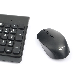 Комплект клавиатура+мышь беспроводные Gembird KBS-7200, черный, 2.4ГГц/10м, 1600 DPI, мини-приемник- USB, фото2