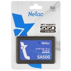Накопитель SSD Netac SA500, 512Gb, SATA III, 2.5', R/W 520/450, фото8