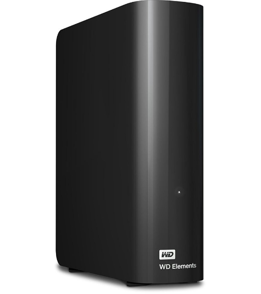 Внешний HDD 3.5' Western Digital Elements Desktop, 6TB, USB 3.2 Gen 1 Type-A, 5400 rpm, черный