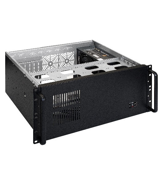 Серверный корпус ExeGate Pro 4U300-08 (RM 19', высота 4U, глубина 300, БП 800PPH-SE 80 PLUS® Bronze, USB)