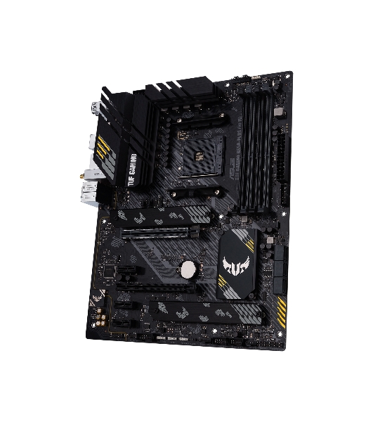 Материнская плата ASUS TUF GAMING B550-PLUS WIFI II, AM4, AMD B550, 4xDDR4, 6xSATA, 2xM.2, 1xPCI-E 3.0 x16, 1xPCI-E 4.0 x16, 3xPCI-E x1, 1xDP, 1xHDMI, 1x 2.5Gb LAN, 2xUSB-A 3.2 Gen 1, 1xUSB-A 3.2 Gen 2, 1xUSB-C 3.2 Gen 2, 3x3.5 мм, 7.1, ATX