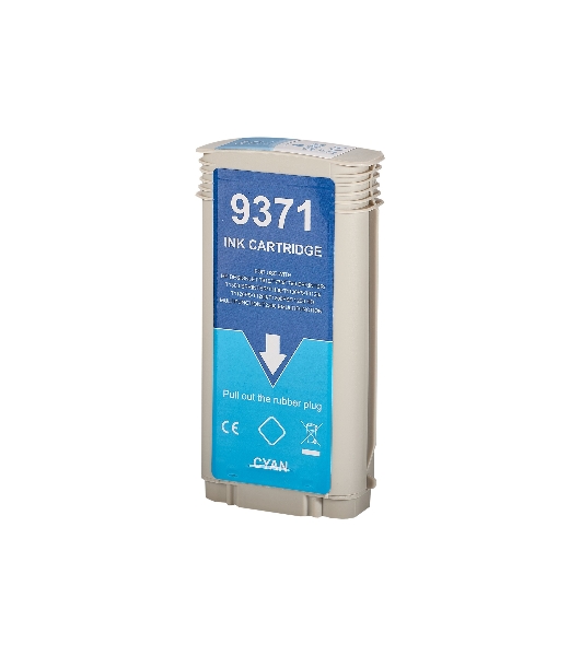Картридж струйный Sakura C9371A (№72 Cyan) для HP, голубой, 130 мл.