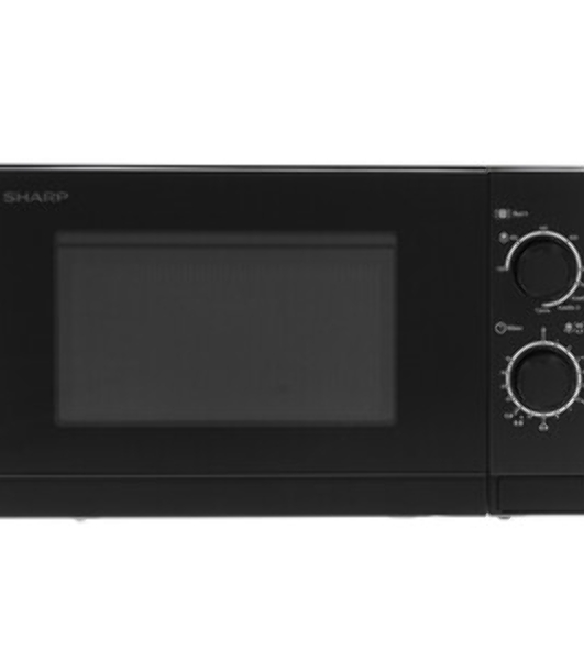 Микроволновая печь Sharp R-6000RK черный, 20 л, 800 Вт, переключатели - поворотный механизм