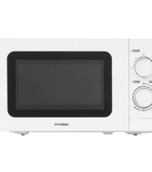 Микроволновая печь Hyundai HYM-M2064 белый, 20 л, 700 Вт, переключатели - поворотный механизм