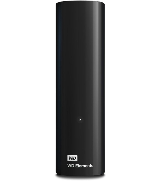 Внешний HDD 3.5' Western Digital Elements Desktop, 6TB, USB 3.2 Gen 1 Type-A, 5400 rpm, черный