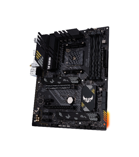 Материнская плата ASUS TUF GAMING B550-PLUS WIFI II, AM4, AMD B550, 4xDDR4, 6xSATA, 2xM.2, 1xPCI-E 3.0 x16, 1xPCI-E 4.0 x16, 3xPCI-E x1, 1xDP, 1xHDMI, 1x 2.5Gb LAN, 2xUSB-A 3.2 Gen 1, 1xUSB-A 3.2 Gen 2, 1xUSB-C 3.2 Gen 2, 3x3.5 мм, 7.1, ATX