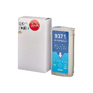 Картридж струйный Sakura C9371A (№72 Cyan) для HP, голубой, 130 мл.