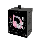 Беспроводные наушники Razer Kraken Kitty V2 BT Quartz Edition розовый, охватывающие, Bluetooth, RGB-подсветка (ушки), до 40 ч, фото 1