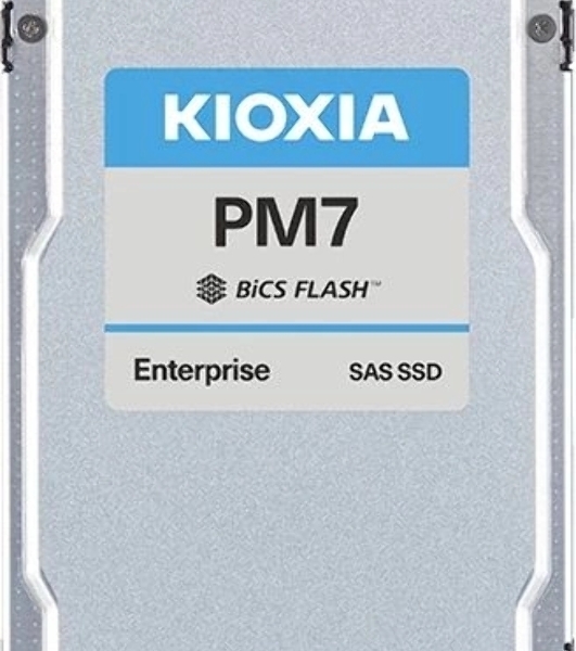 Накопитель SSD Kioxia PM7-R, 3840Gb, 2.5', SAS 24G, R/W 4200/3650