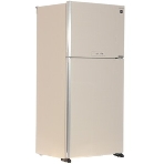 Холодильник Sharp SJ-XG60PMBE бежевый двухкамерный 422/178 л морозилка сверху, No Frost, фото5