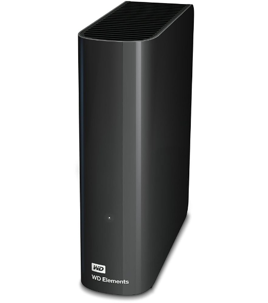 Внешний HDD 3.5' Western Digital Elements Desktop, 6TB, USB 3.2 Gen 1 Type-A, 5400 rpm, черный