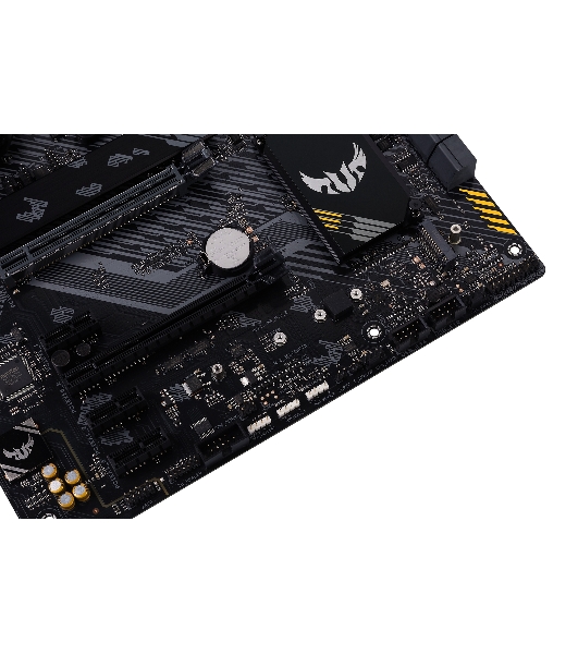 Материнская плата ASUS TUF GAMING B550-PLUS WIFI II, AM4, AMD B550, 4xDDR4, 6xSATA, 2xM.2, 1xPCI-E 3.0 x16, 1xPCI-E 4.0 x16, 3xPCI-E x1, 1xDP, 1xHDMI, 1x 2.5Gb LAN, 2xUSB-A 3.2 Gen 1, 1xUSB-A 3.2 Gen 2, 1xUSB-C 3.2 Gen 2, 3x3.5 мм, 7.1, ATX