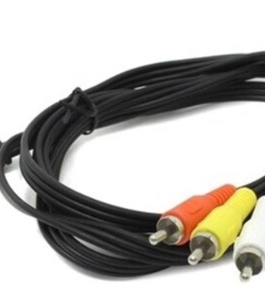 Кабель аудио/видео Cablexpert CCA-4P2R-2M, Jack3.5 4pin папа->3х RCA папа, 2м, черный