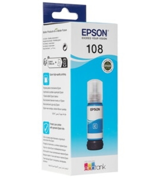 Контейнер с голубыми чернилами Epson C13T09C24A