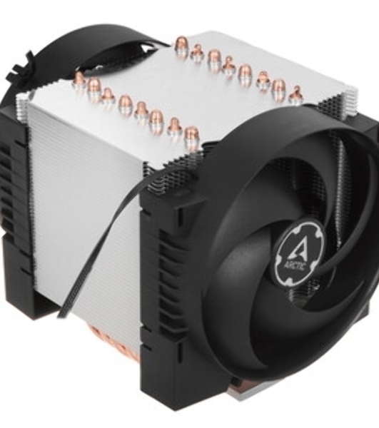 Вентилятор для процессора Arctic Freezer 4U-M Rev. 2 серебристый/черный, 120 мм, алюминий/медь, 2300 об/мин, 40 дБ, 4 pin, 350 Вт, 145 мм