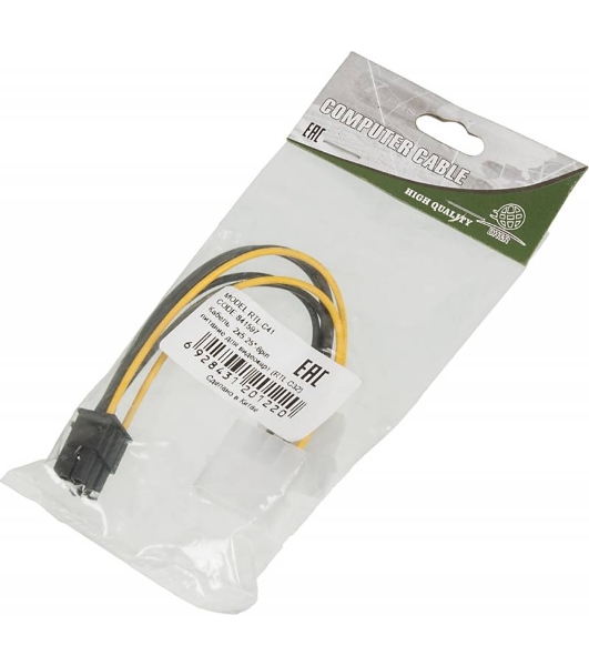 Кабель питания Ningbo RTL-C32 PCI-E 6pin/2xMolex
